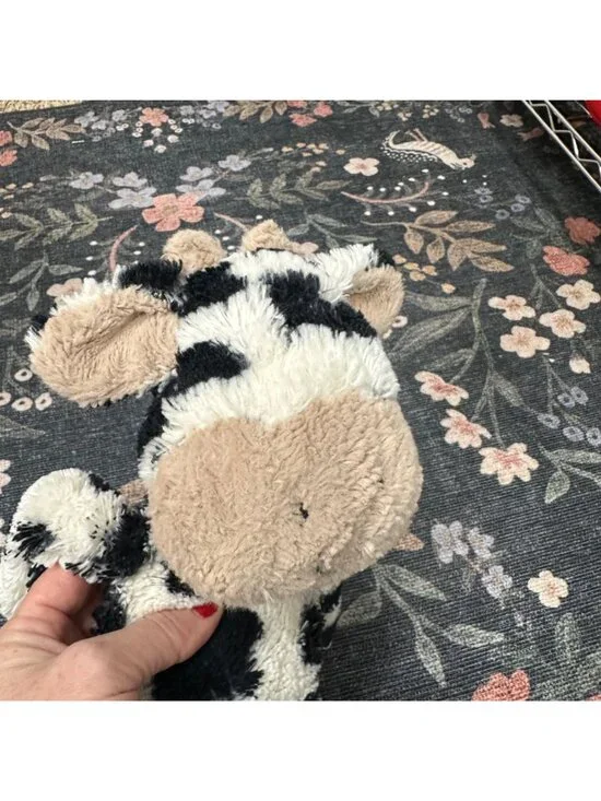 Jellycat Merryday Cow Stuffed Plush Black White Rare Discontinued HTF Long Legs - Picture 4 of 7